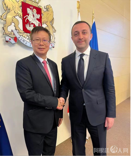 辽宁省侨联海外顾问王乐勇受邀出席格鲁吉亚独立日庆典