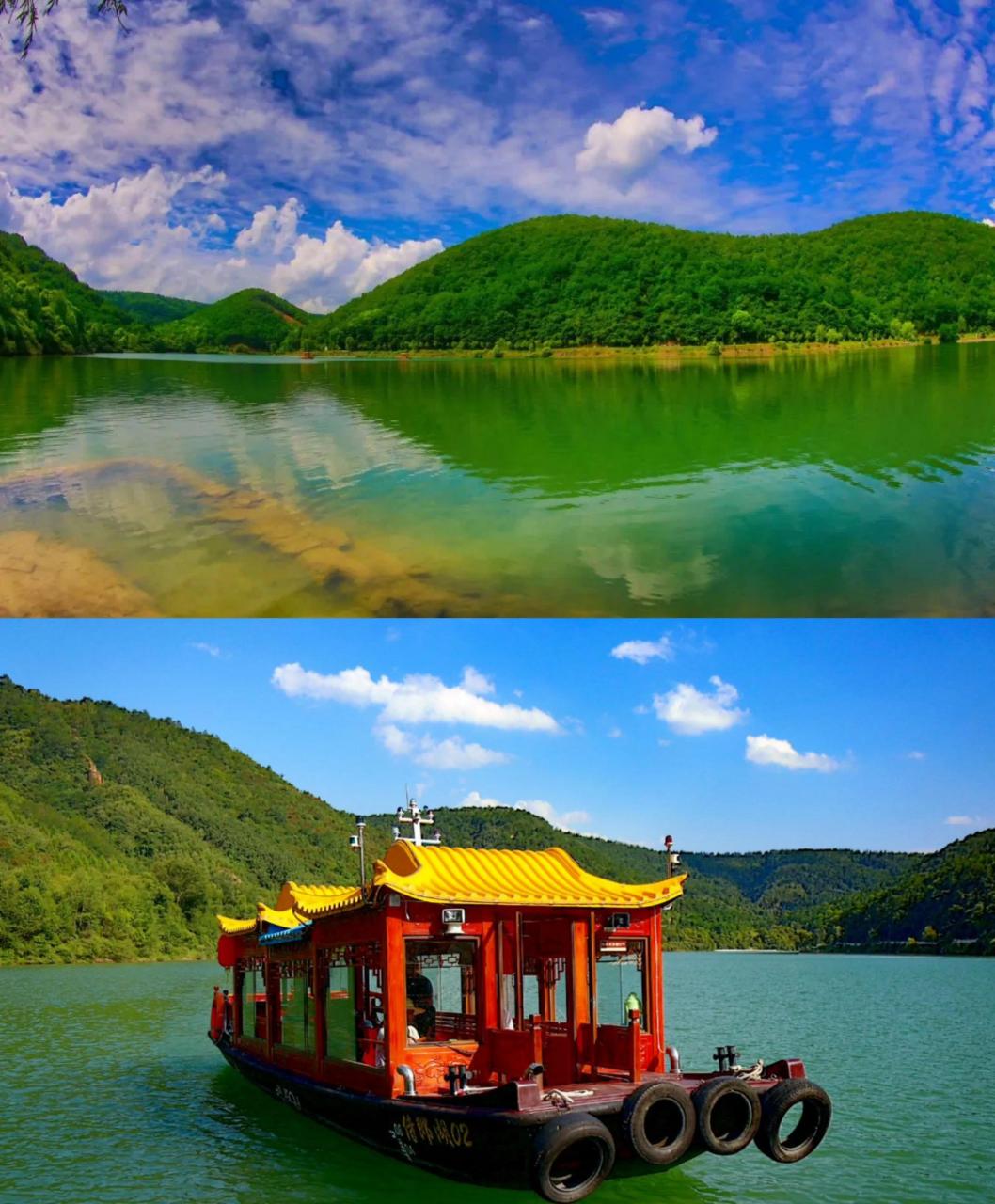 来彬县侍郎湖景区,感受一个清凉的夏天 "夏秋无落叶,春冬不结冰"