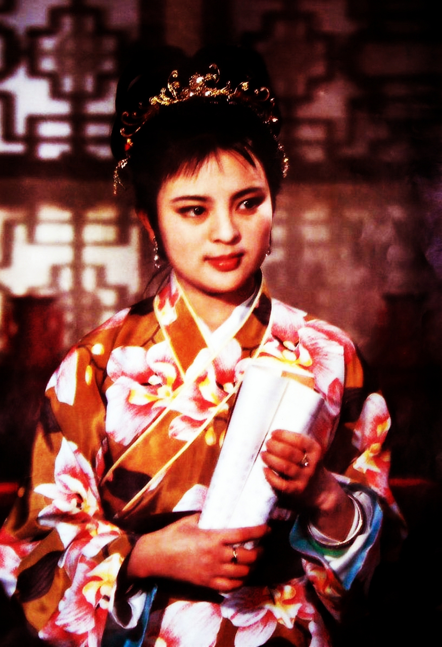 1987年央视版电视剧中贾探春的扮演者东方闻樱剧照《红楼梦》