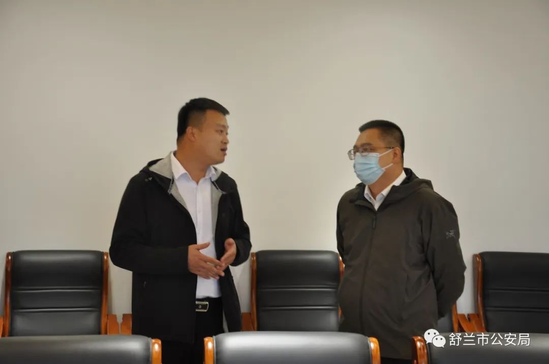 吉林市公安局政治部主任吴悠一行到我局开展调研督导