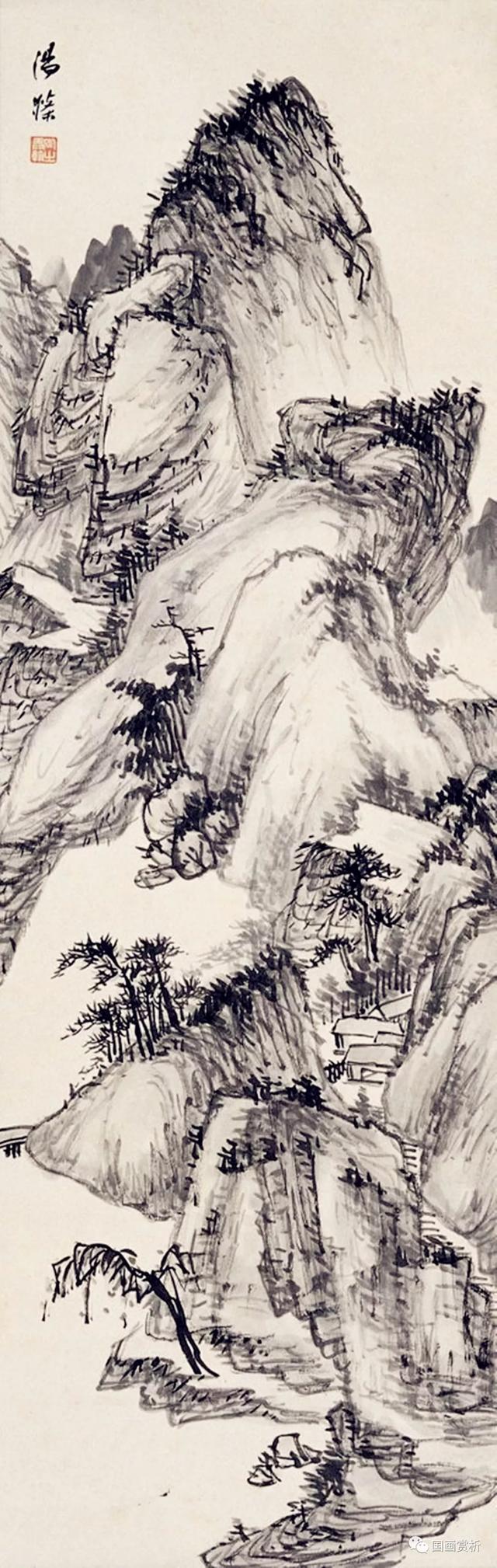 气韵清幽,凝聚一气呵成——汤涤山水画赏析