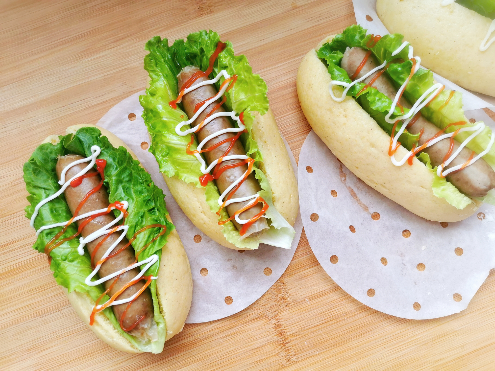 粗粮细作,教你做低热量中式热狗,营养全面零负担,孩子爱吃