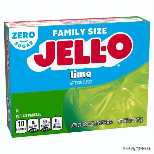 卡夫亨氏旗下jell-o 果冻十年来首次重新包装设计