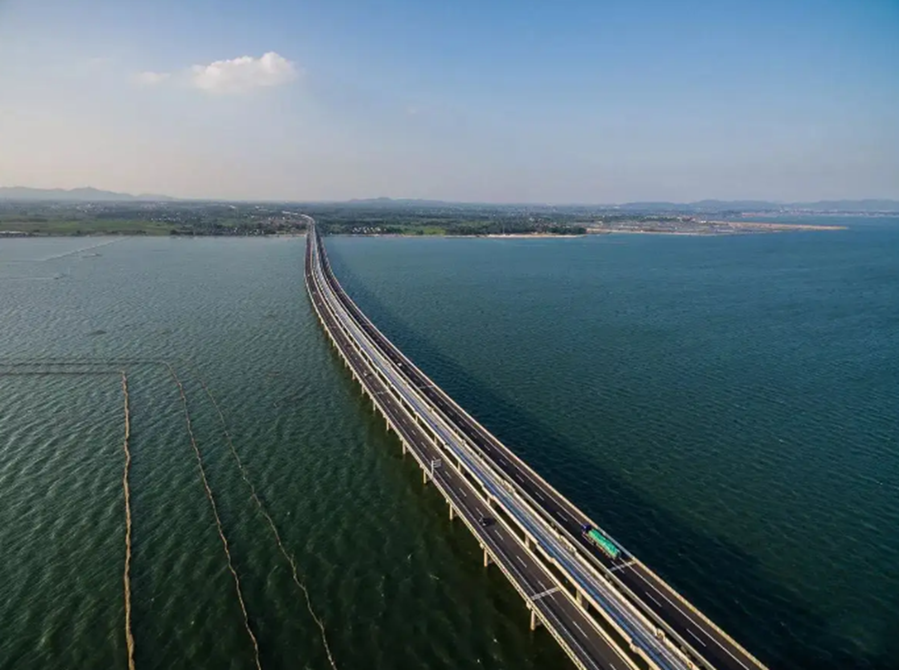 石臼湖环湖公路图片