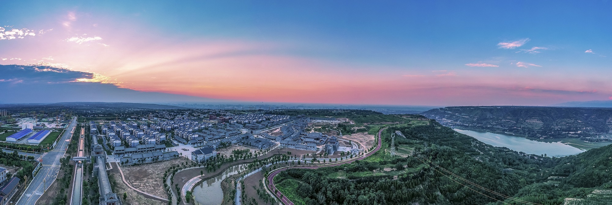 「视觉陕西」一分钟,一起来欣赏渭南南塬夜景