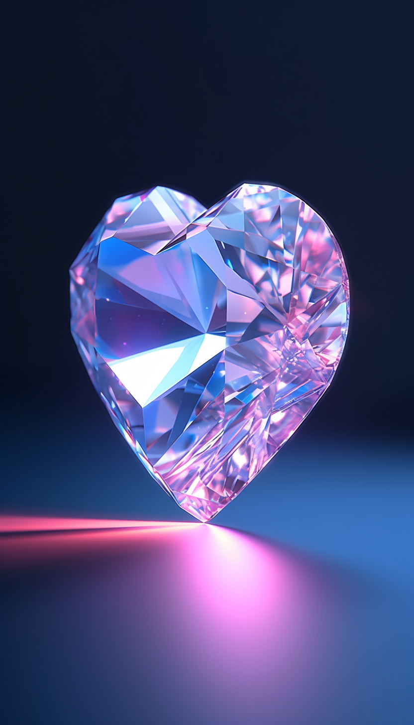 什么爱才值得?附:520到了,给各位送图 粉色爱心钻石手机壁纸