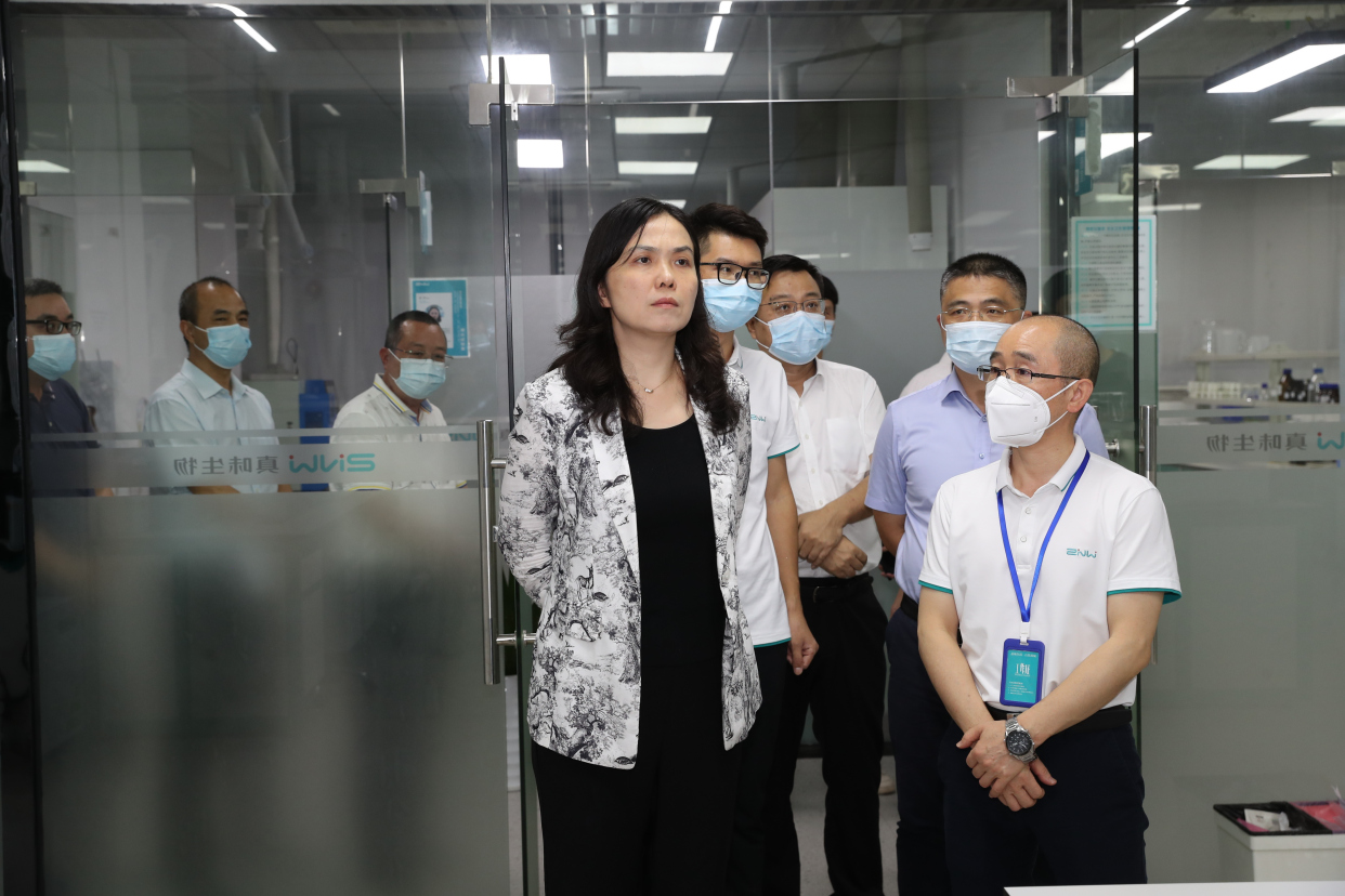深圳市光明区委书记蔡颖一行莅临真味生物调研指导