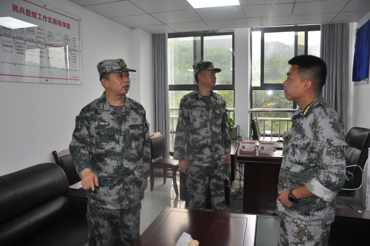 兴义军分区工作组到普安县检查基层武装部正规化建设
