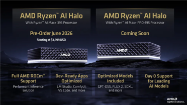 2.7万元起！AMD首款自研迷你主机6月开订：128GB统一内存+万兆网卡