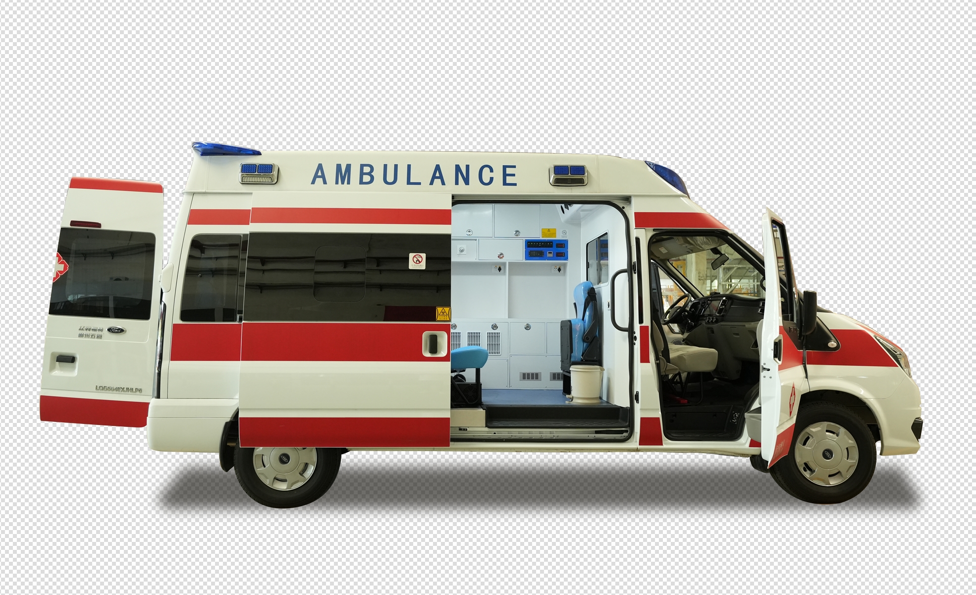 林立五菱全顺负压救护车:生命守护者的行动堡垒