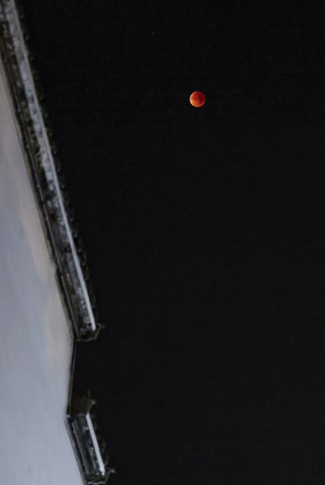 凌晨的"红月亮",帮你拍到了!