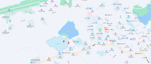 安顺学院地图示意图图片