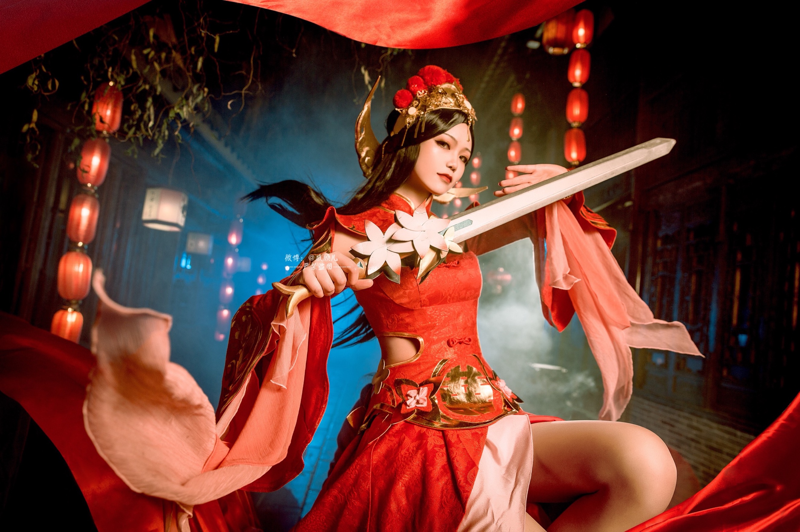 二次元cos:王者荣耀·露娜·一生所爱丨戚顾儿miki