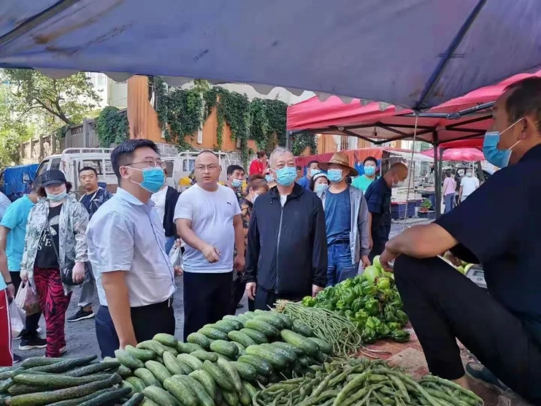 平山区委副书记,区长郭鑫实地督导检查"三码"联查工作落实情况