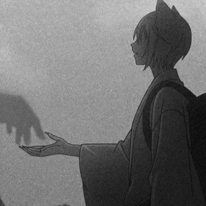 黑色丧系头像|敢敢没有心