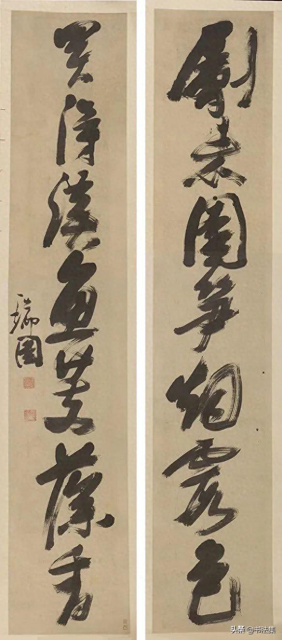 张瑞图巨幅对联气壮山河