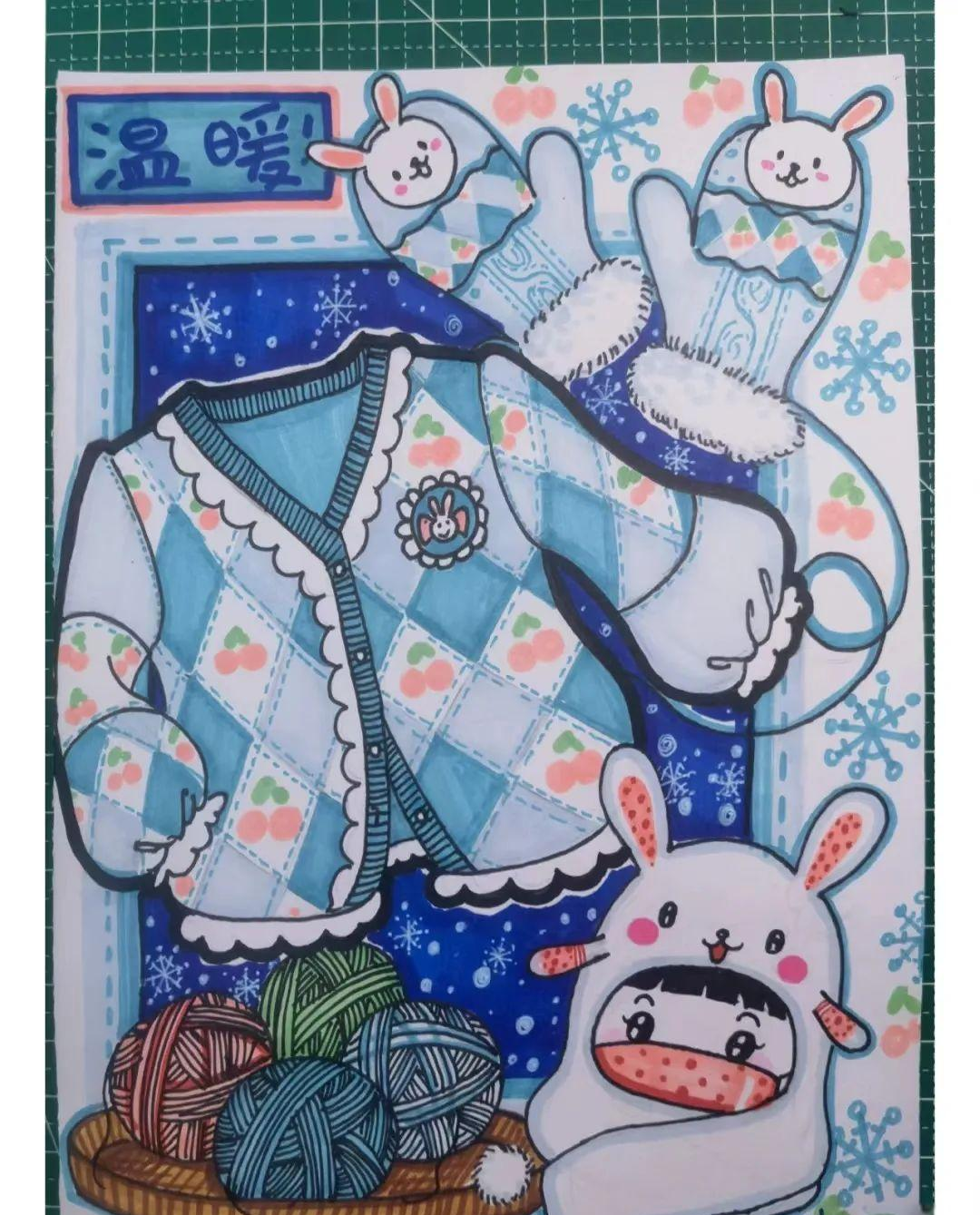 毛衣绘画素材与参考作品集