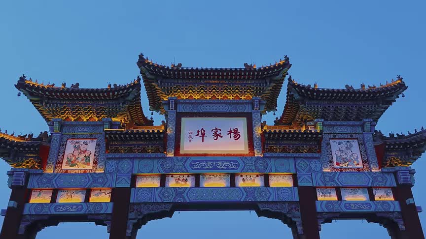 潍坊寒亭2024杨家埠新春民俗灯会年味儿拉满