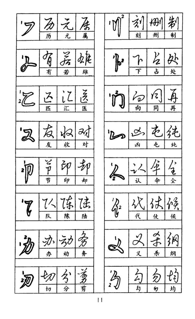 经典字帖