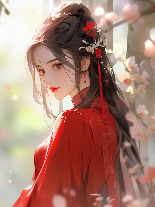 古风红色系列头像|陌上香枕上伤