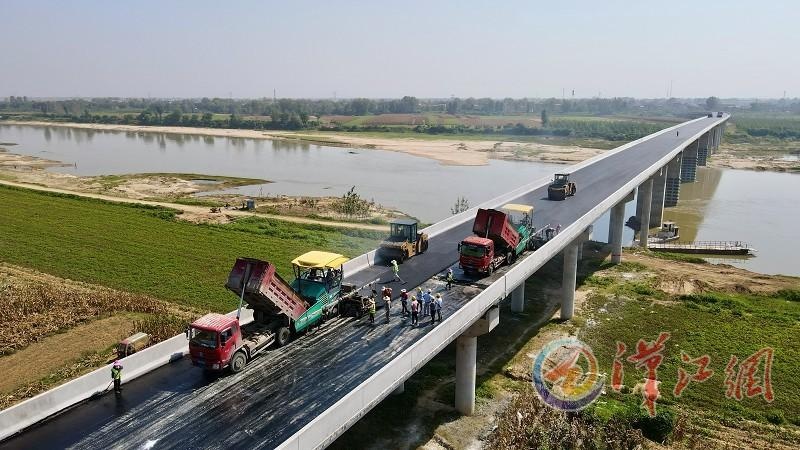 316省道白河特大桥将于9月底通车