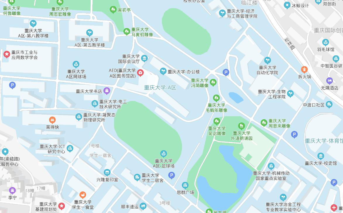 重庆大学城西永地图图片