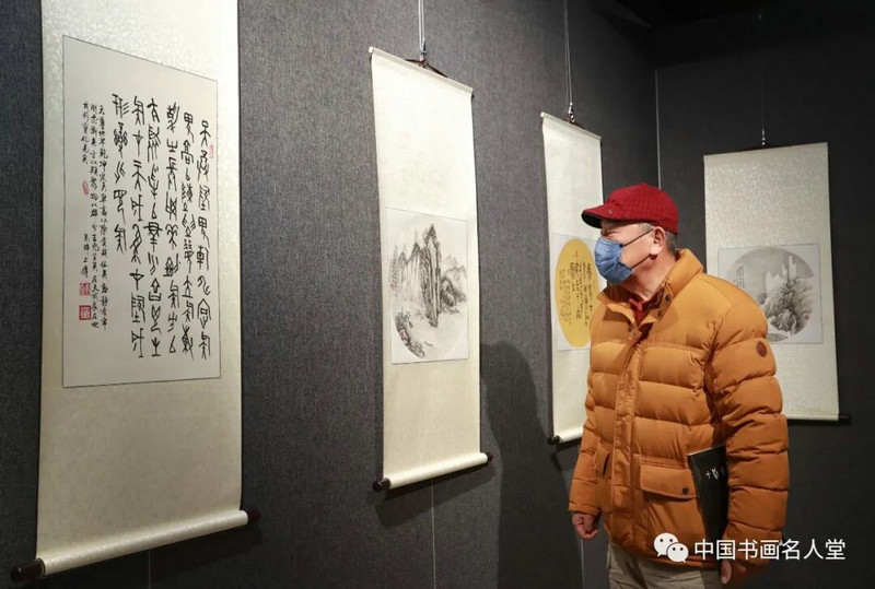 展览现场丨李筱坡"甲骨文书契周易"作品展在京展出