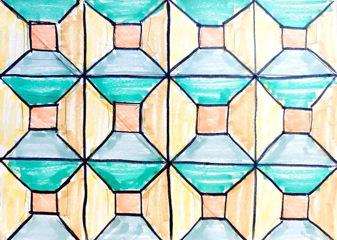 初中数学学科特色作业:创意镶嵌作品大赏