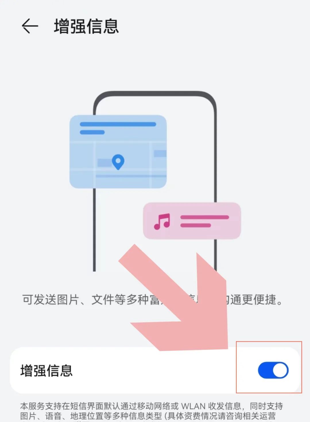 短信开关在哪里
