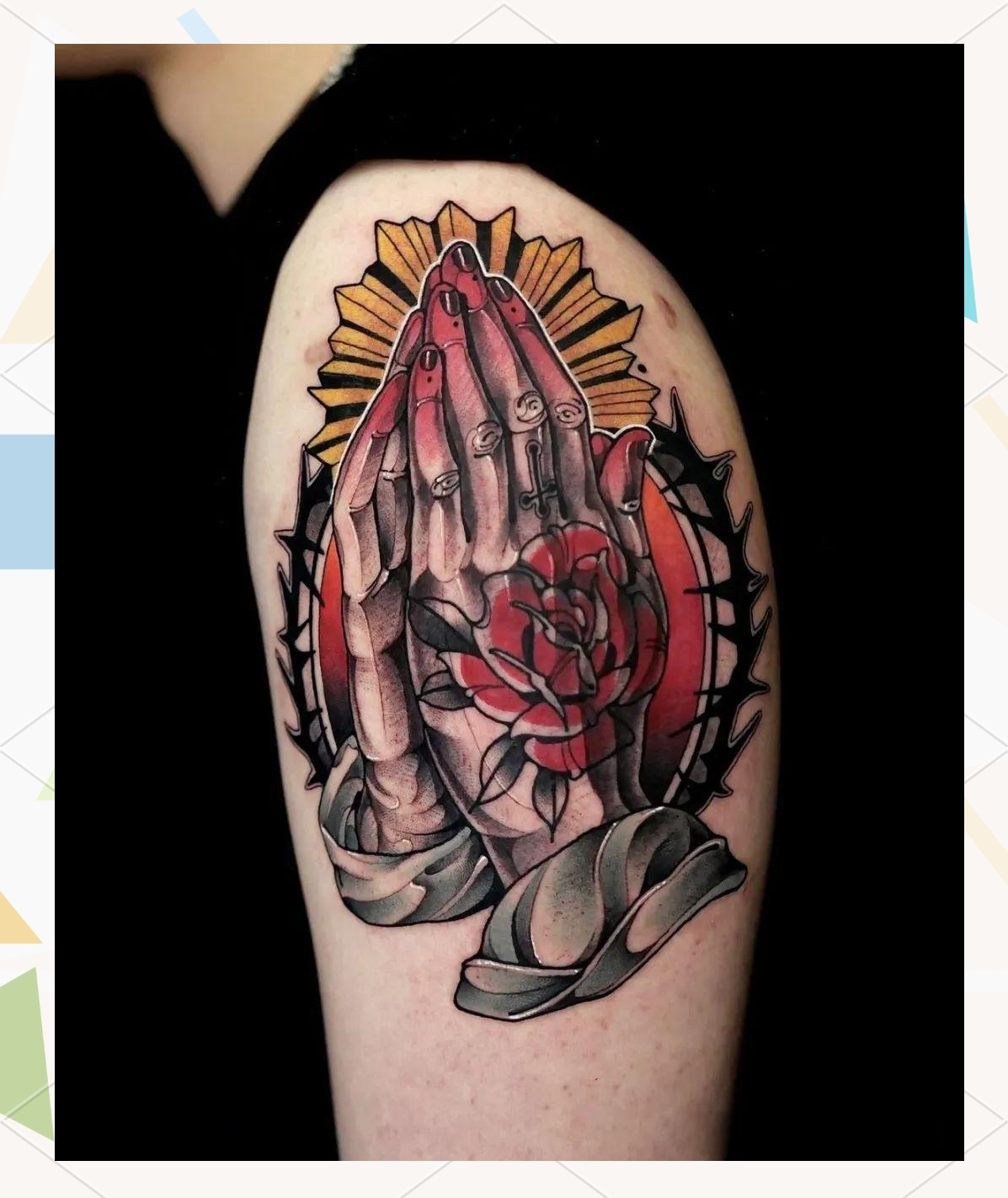 年轻人为何如此偏爱"祈祷之手"纹身