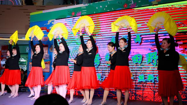 观盛世美景赏五月花红记监利市曲艺家协会百晟广场庆五一文艺晚会