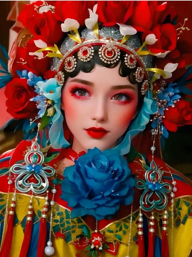 戏曲人物头像,人生如戏,我如戏子,红尘如梦,往事如烟