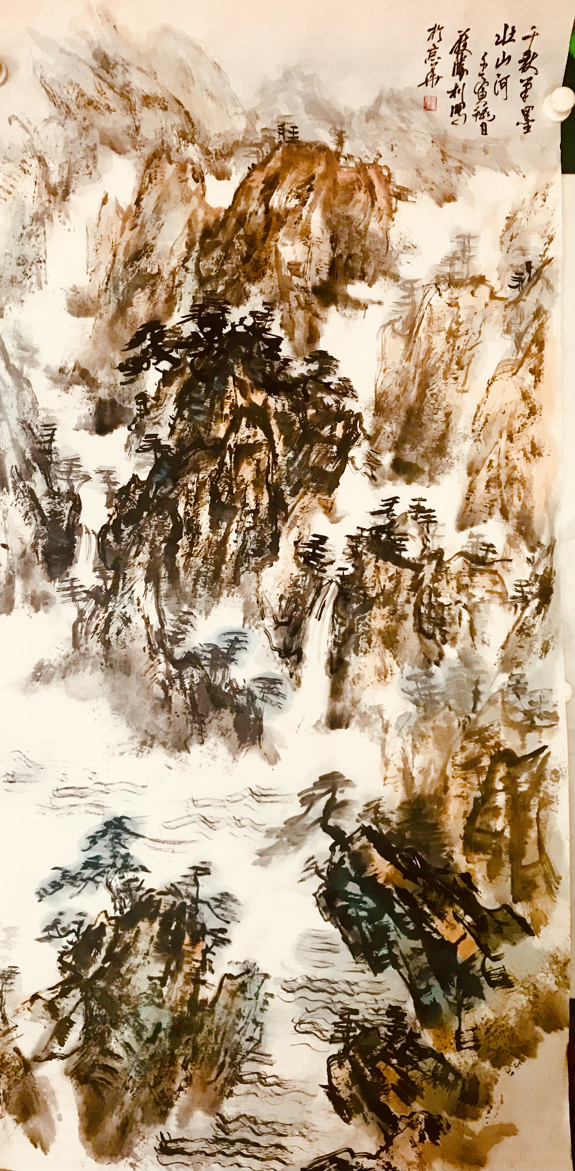 2023丹青墨彩艺术名家推荐一一严胜利