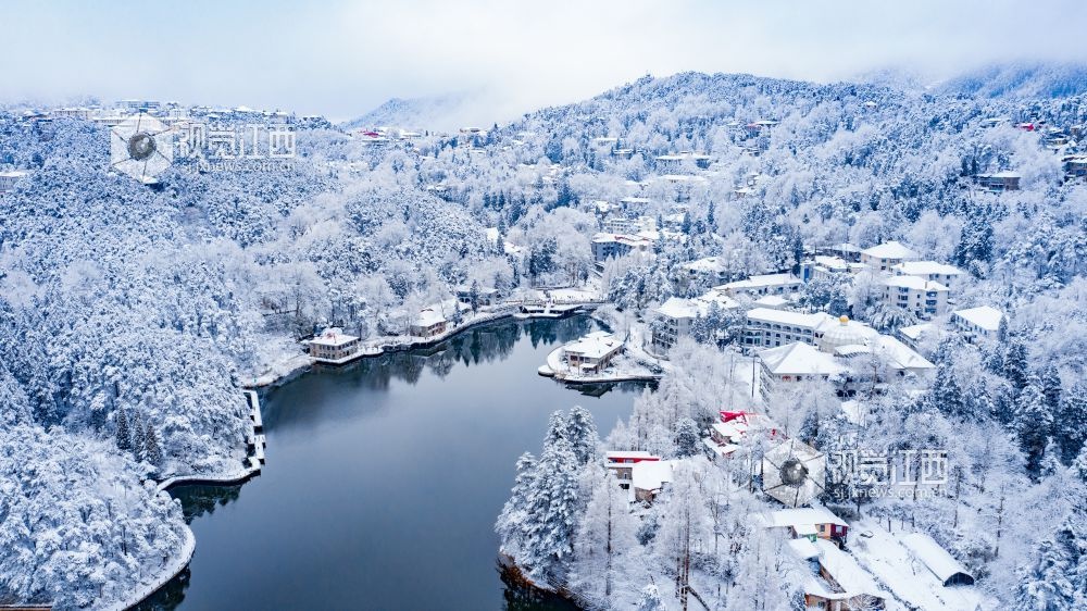 庐山雪景照片图片