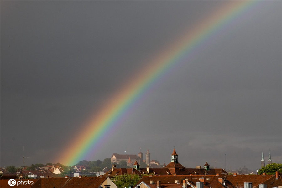 德国纽伦堡彩虹宛如童话