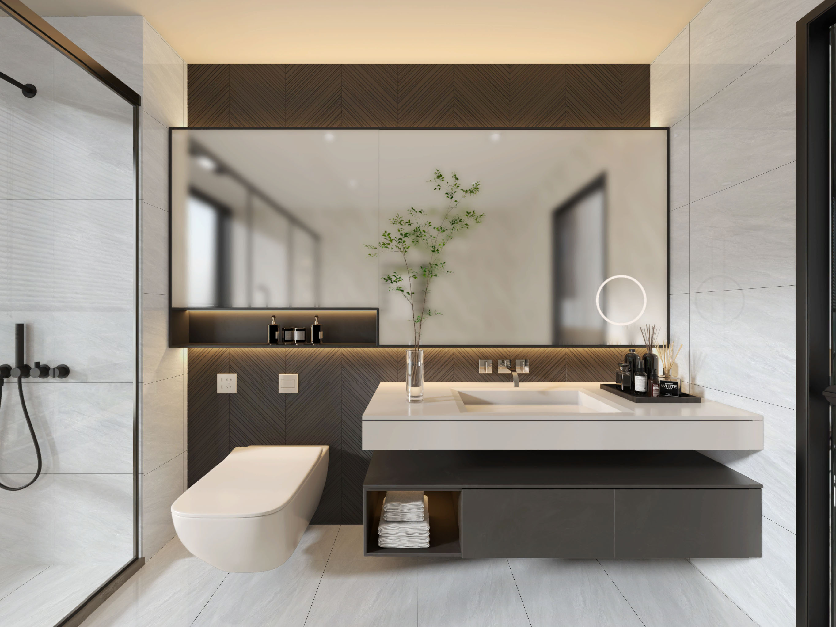 新一代厨卫空间大理石瓷砖,建辉中板系列