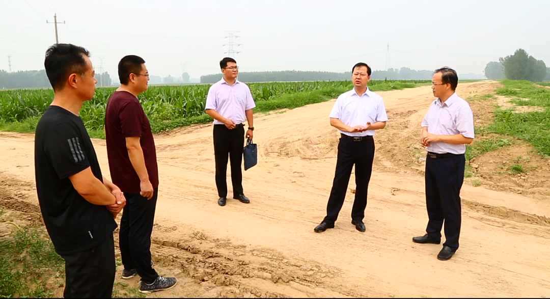 邹平市委常委,政法委书记段书国到焦桥镇巡河督导