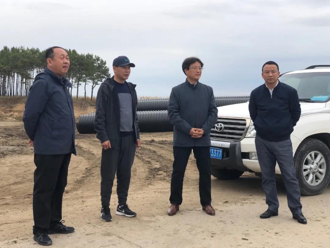省农业农村厅副厅长孔宪臣来我县检查指导"三秋"生产工作