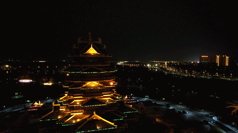 多图航拍!邳州元宵之夜,美翻了!