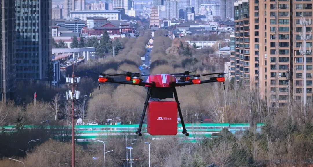 京东推出新一代jdx20"京鹊"无人机,推动城市物流创新