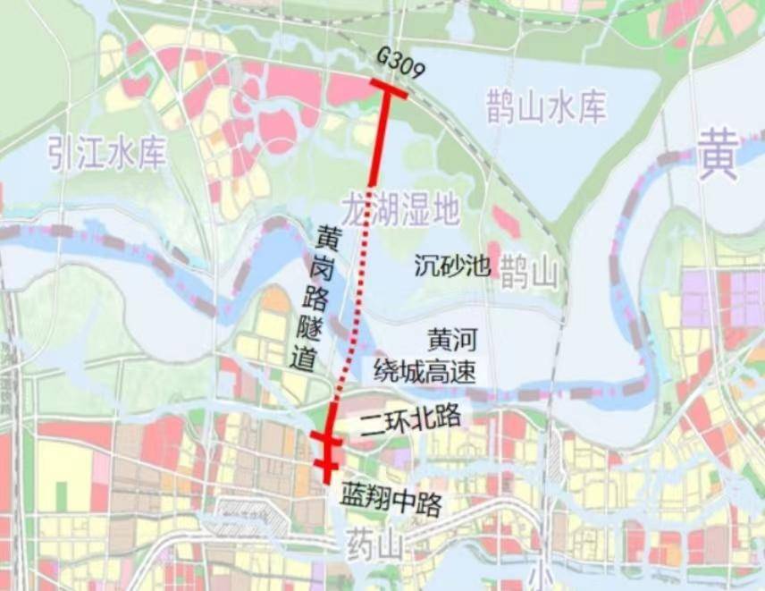 工程选址开始批前公示,济南黄岗路穿黄隧道离开工建设又近一步