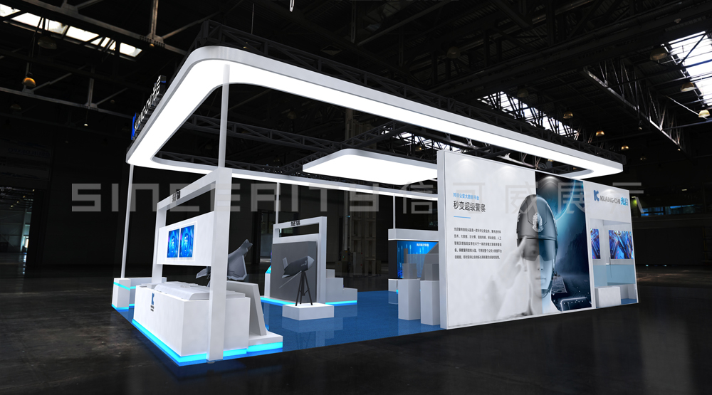 简单聊聊展台设计的科技感,相比于企业展厅不一样