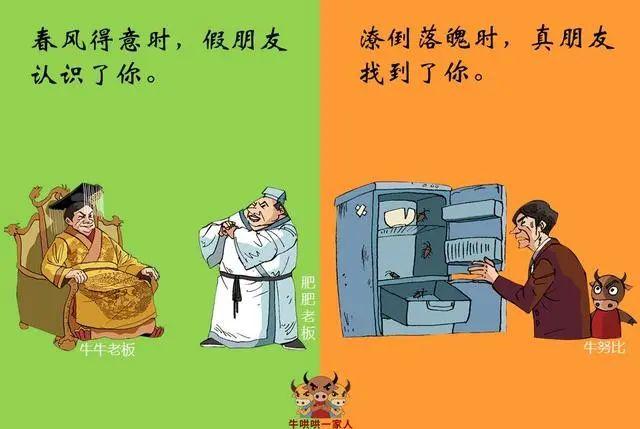 到底是真情还是假意?十张图告诉你如何分辨真假朋友