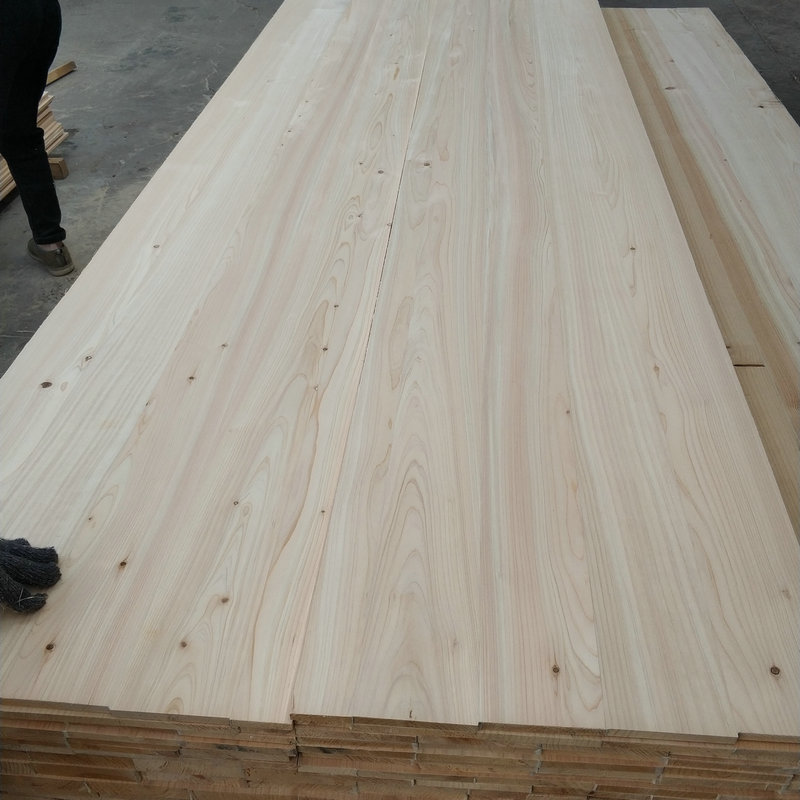 日本桧木直拼板单面无节直拼板材