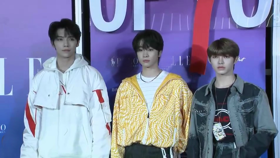 罗一舟连淮伟和刘隽红毯照