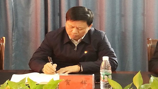 贺辉到沙头镇检查安全生产和调研粮食收购工作