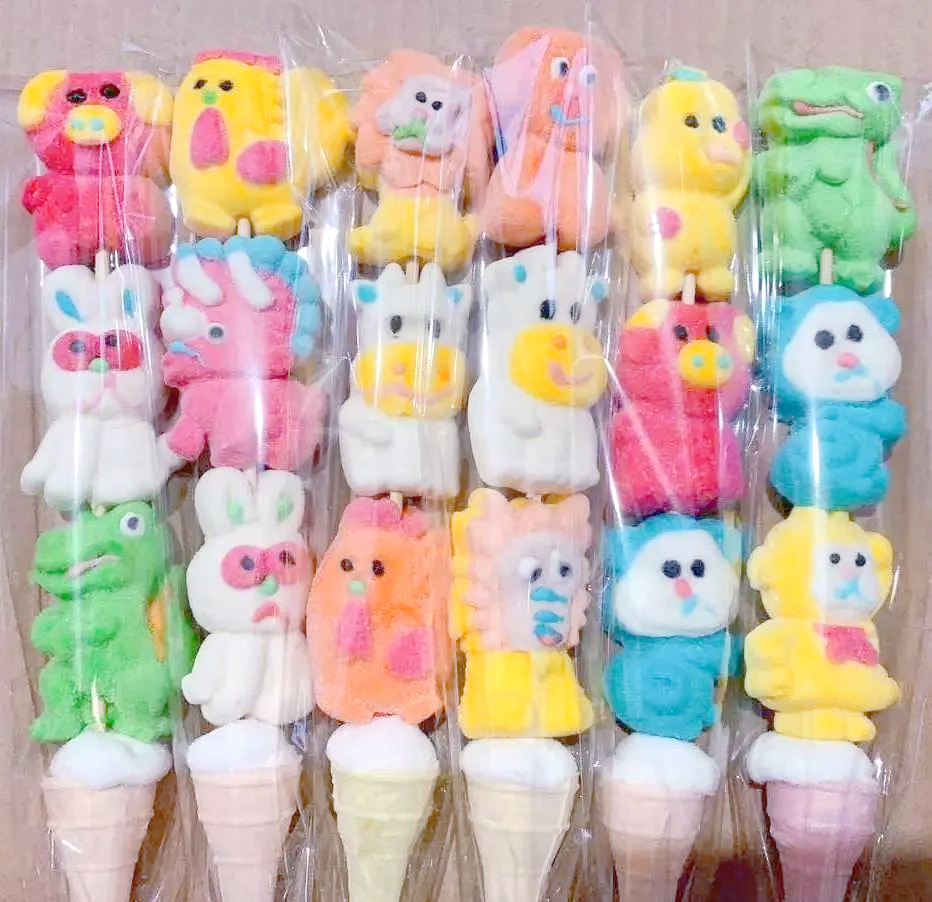 探索网红棉花糖:独特造型与丰富口味引领甜蜜新潮流