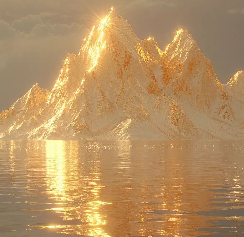 日照金山玄学头像,带来无尽好运与财富