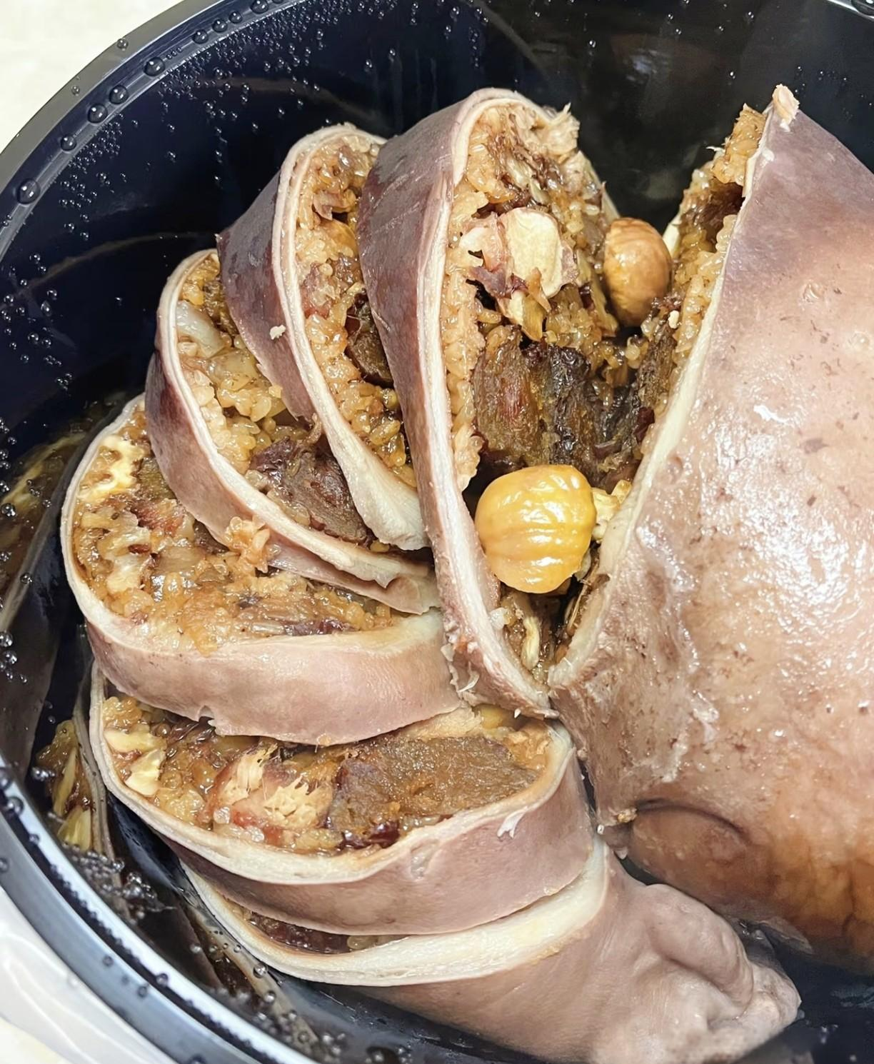 猪肚包糯米:一觉到天亮的"老法子"