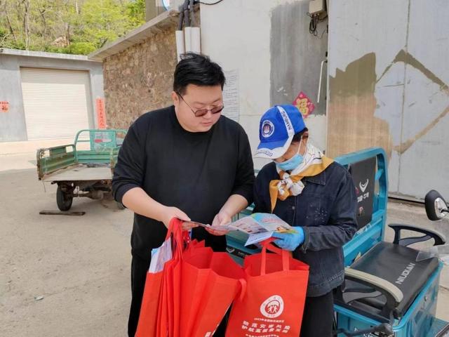 长岛南隍城乡开展防灾减灾宣传活动